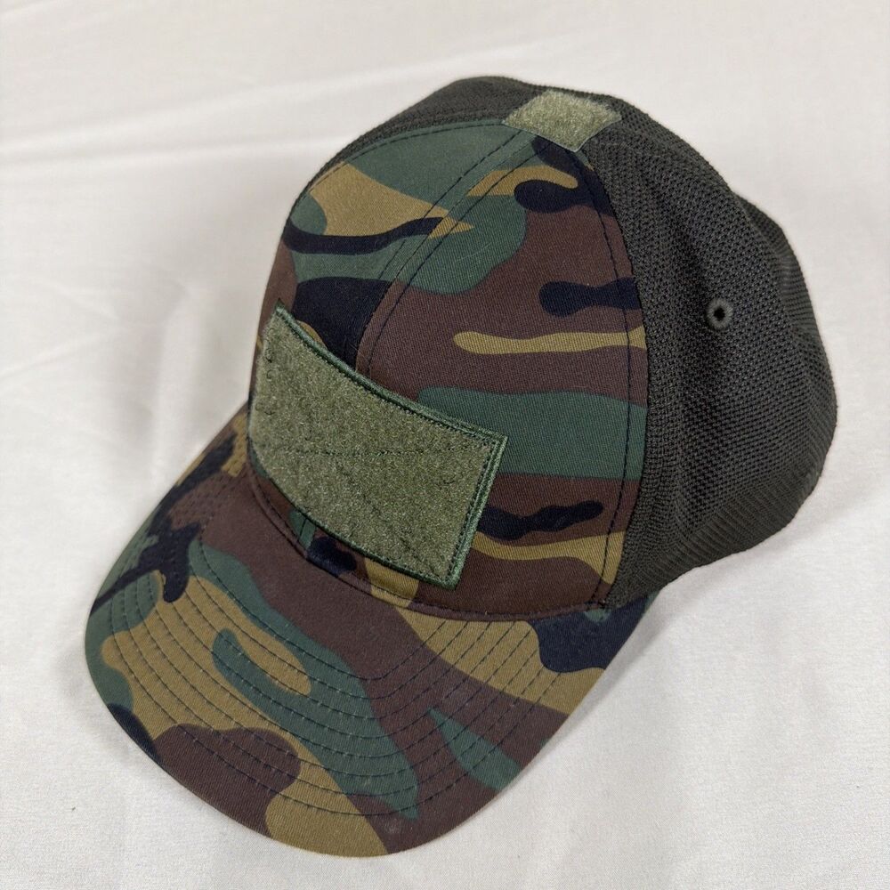 REFactor FlexFit Tactical Hat L/XL - Woodland Camo